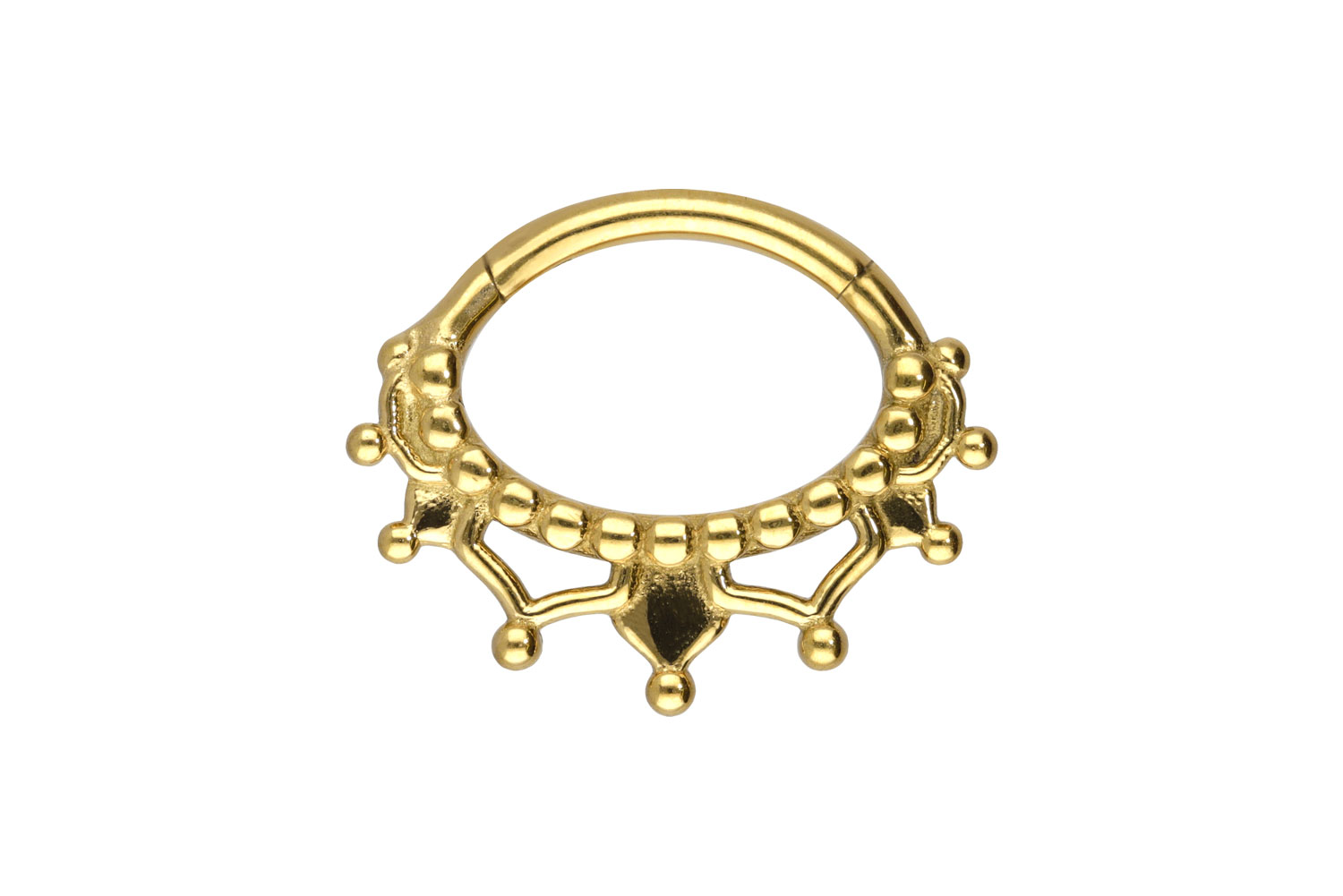 Chirurgenstahl Segmentring Clicker ORIENTALISCHES DESIGN ++SALE++