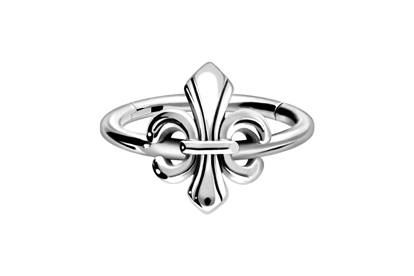 Chirurgenstahl Segmentring Clicker LILIE ++SALE++