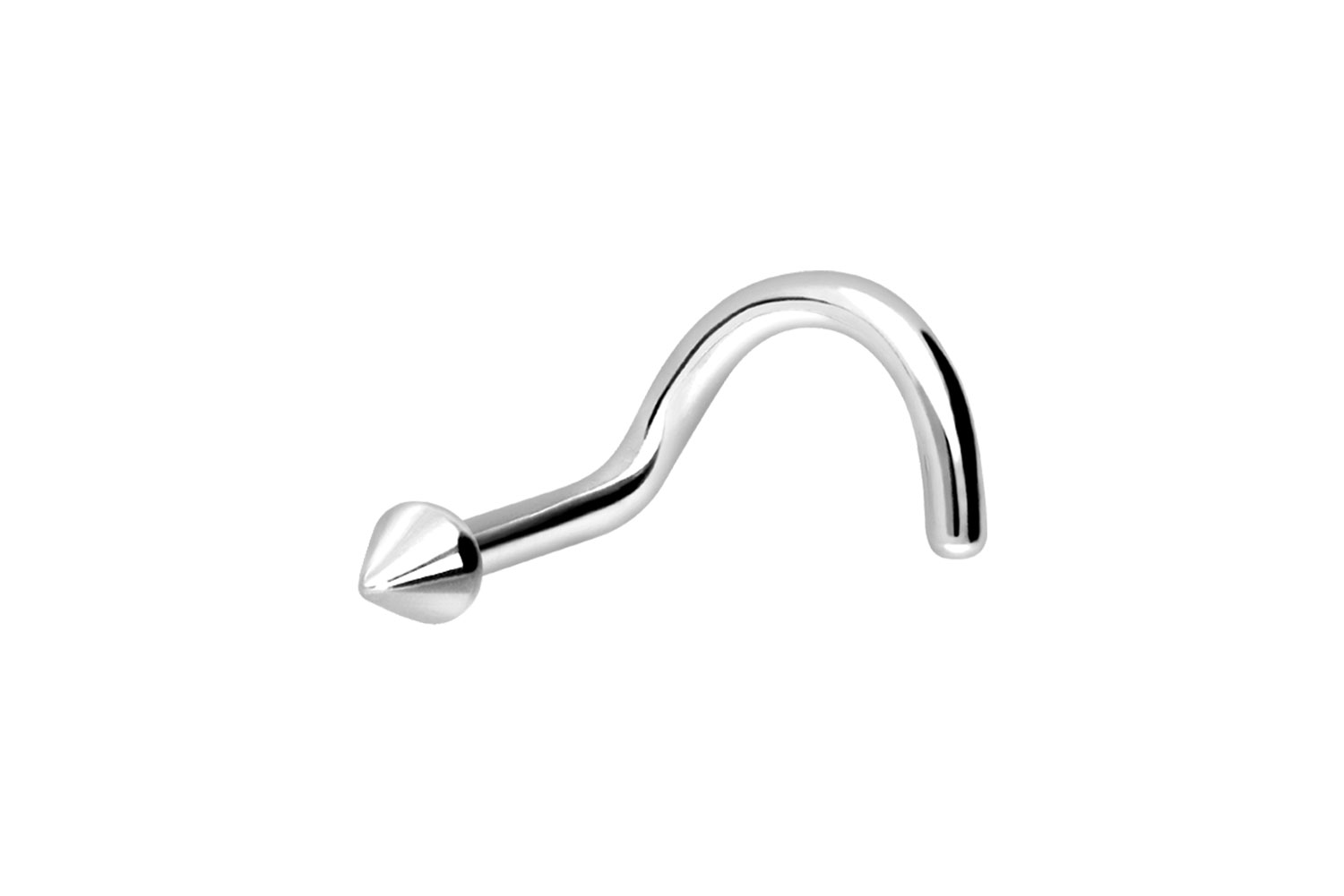 Chirurgenstahl Nasenstecker Spirale SPITZE