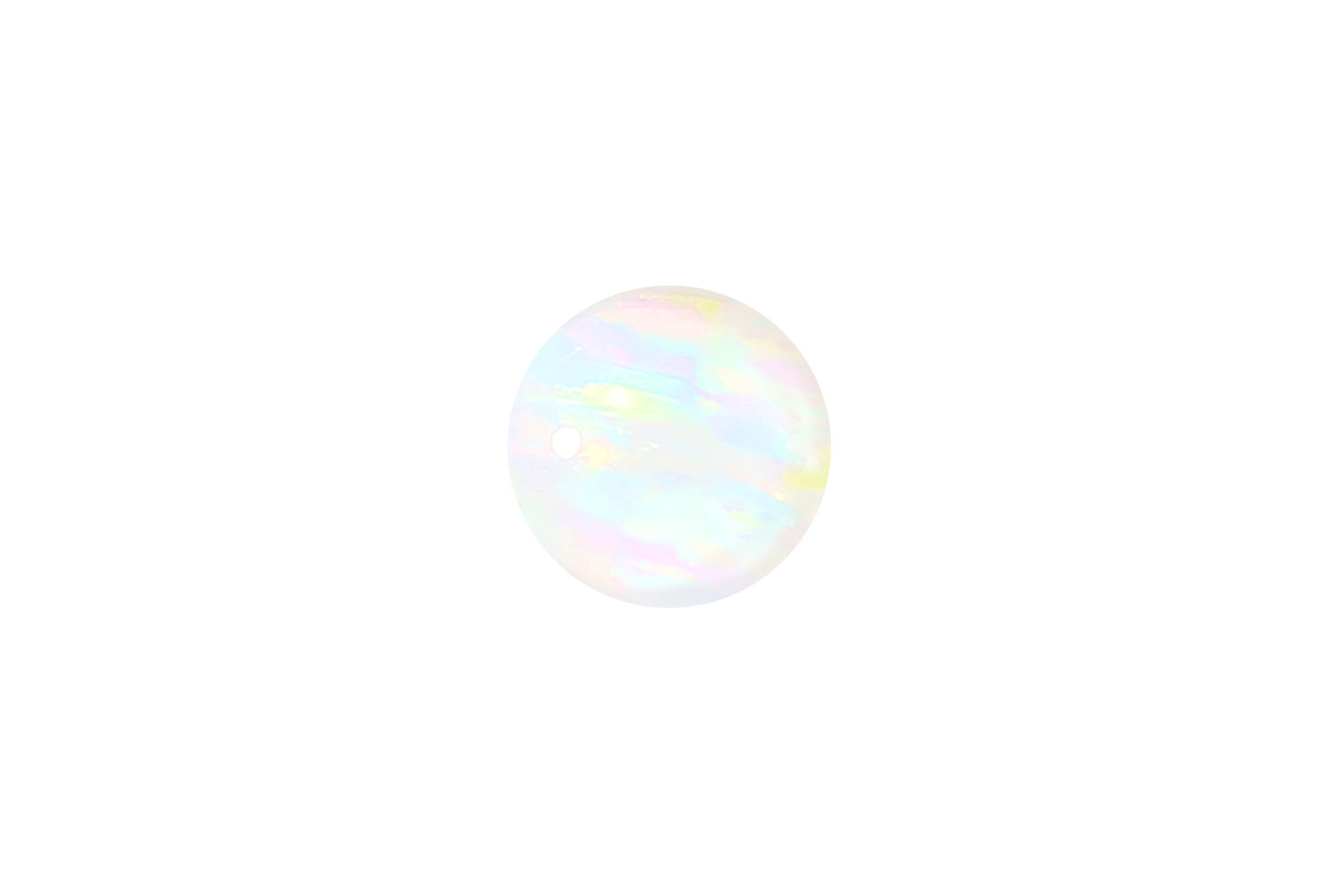 Synthetischer Opal Klemmkugel