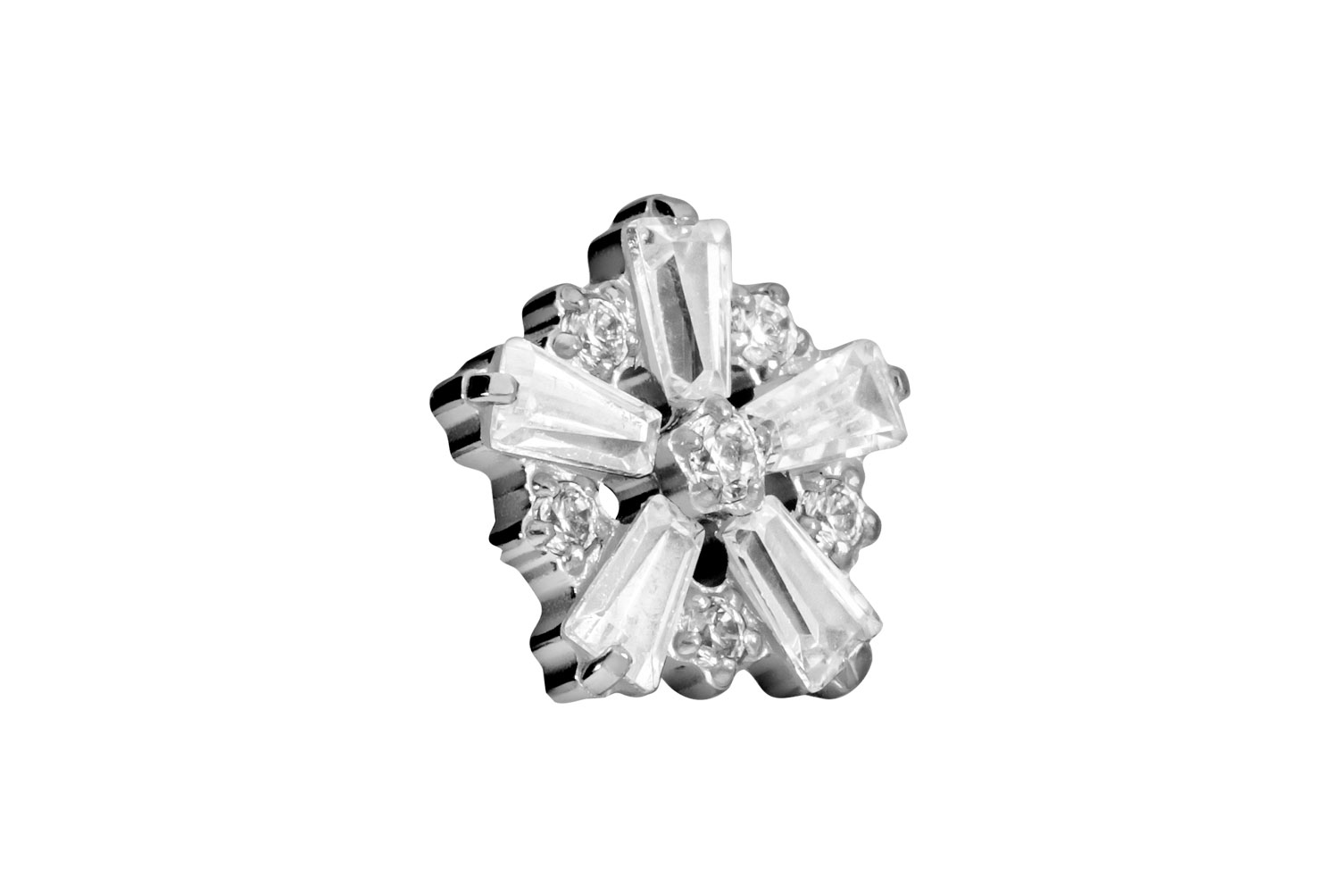 Titan Schraubaufsatz mit Außengewinde SCHNEEFLOCKE