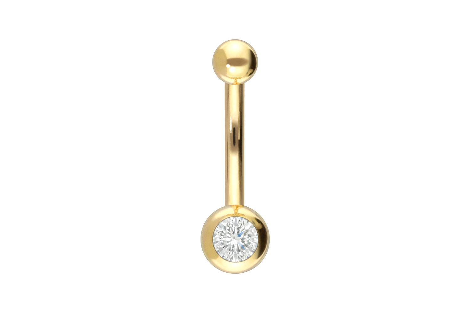 18 Karat Gold Mini Bananabell DIAMANT