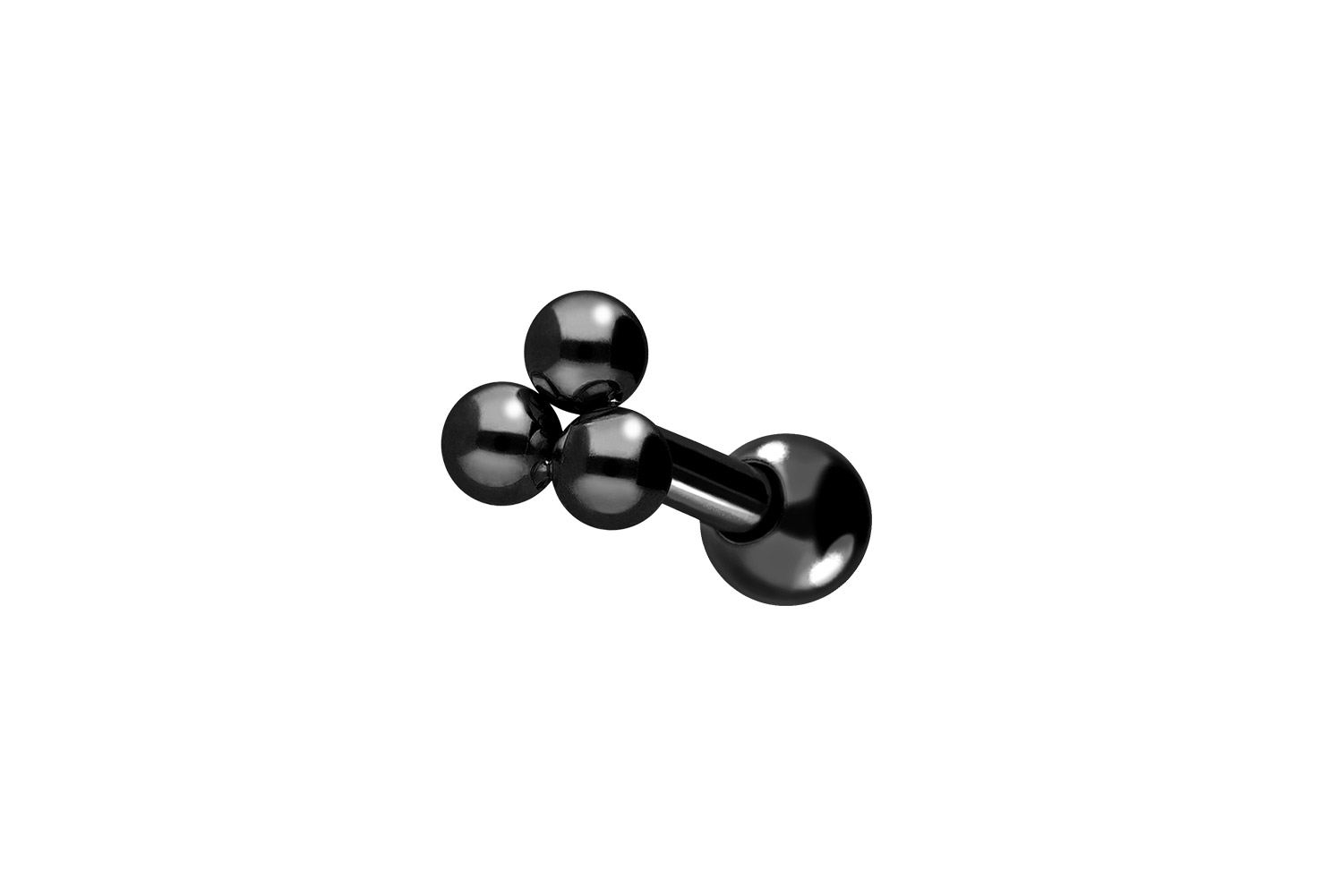 Chirurgenstahl Ohrpiercing 3 KUGELN
