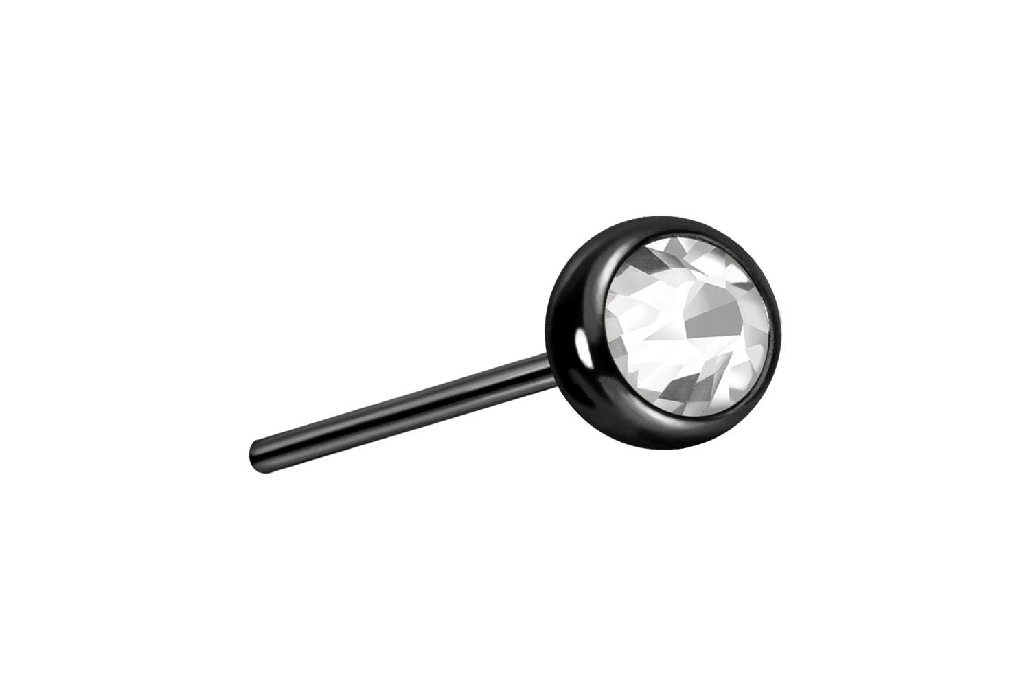 Titanium ball with push pin CRYSTAL