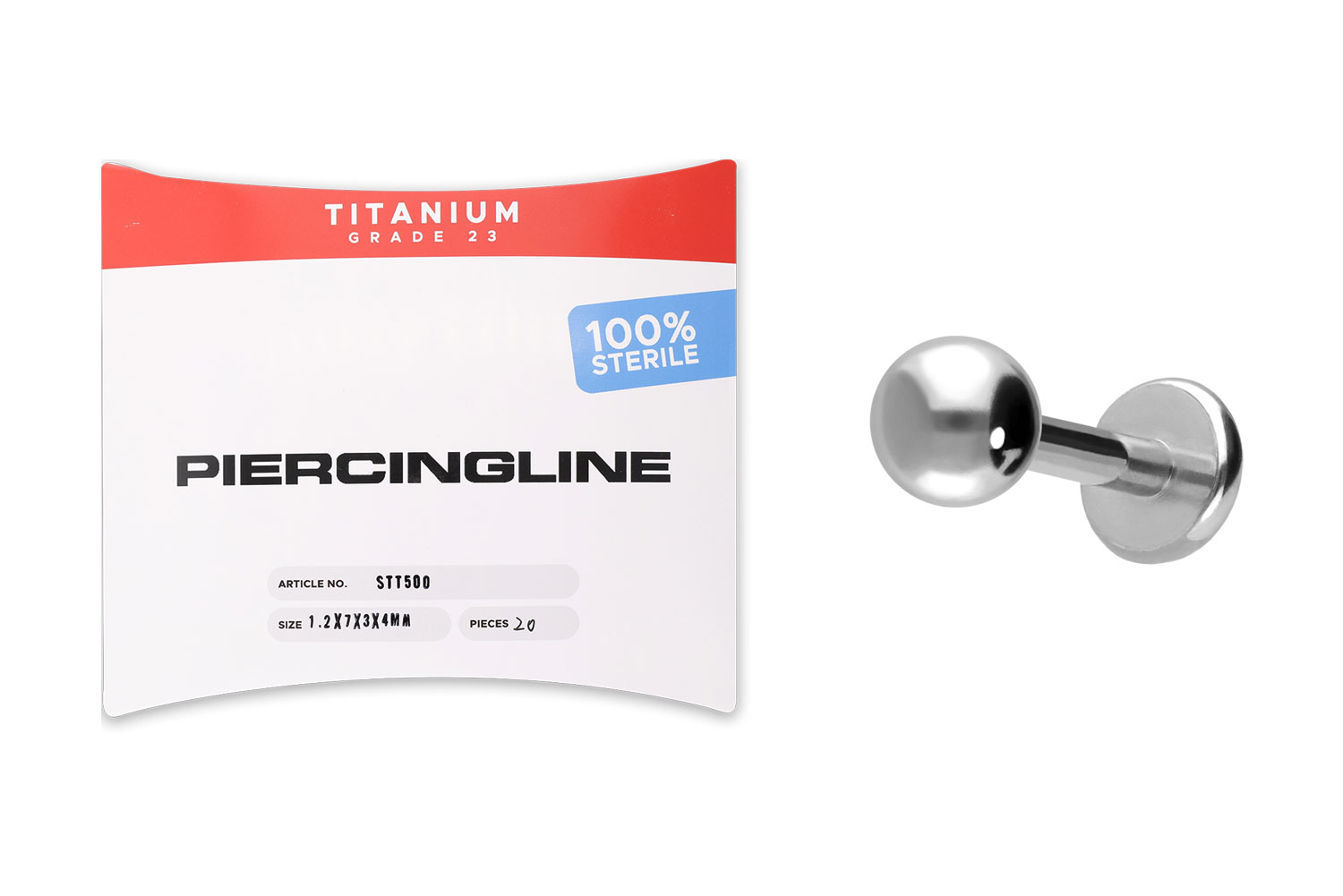 Sterilisiertes Titan Labret