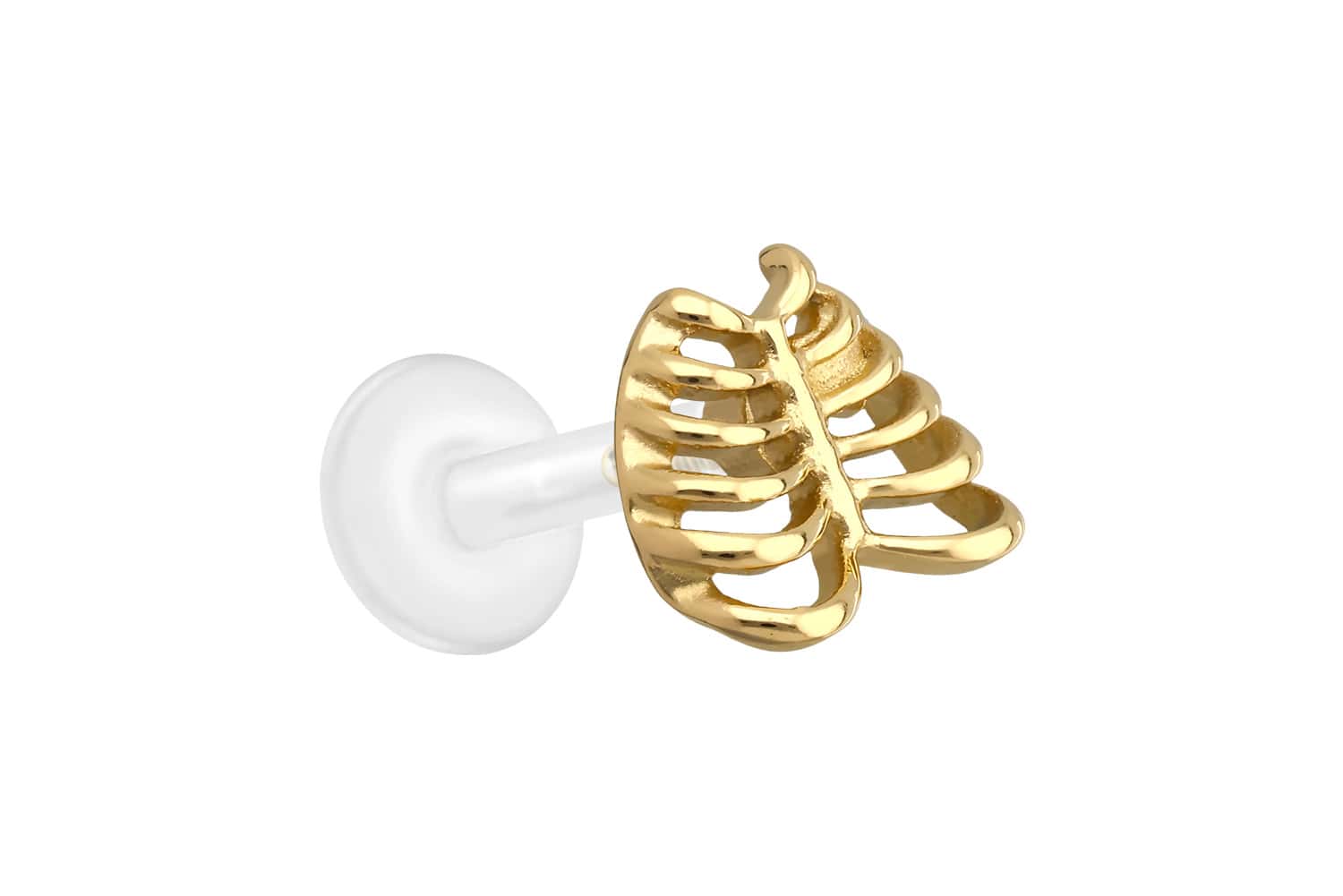 PTFE Labret mit Innengewinde + Titan-Aufsatz BRUSTKORB