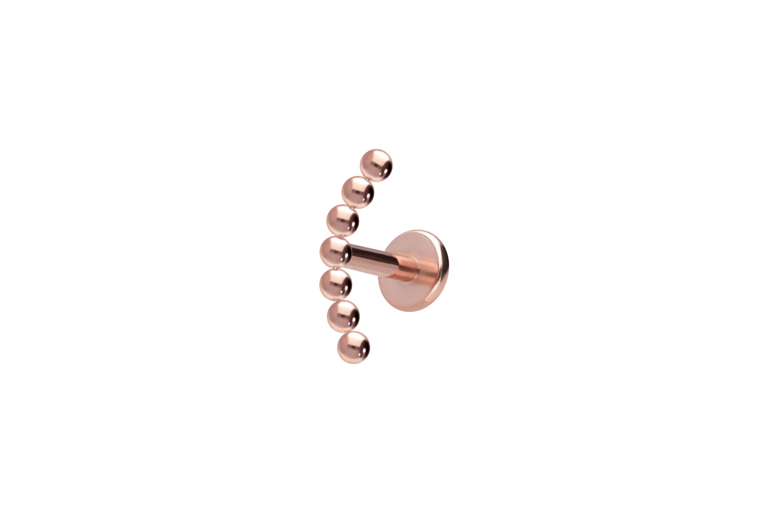 Titan Labret mit Innengewinde 7 KUGELN