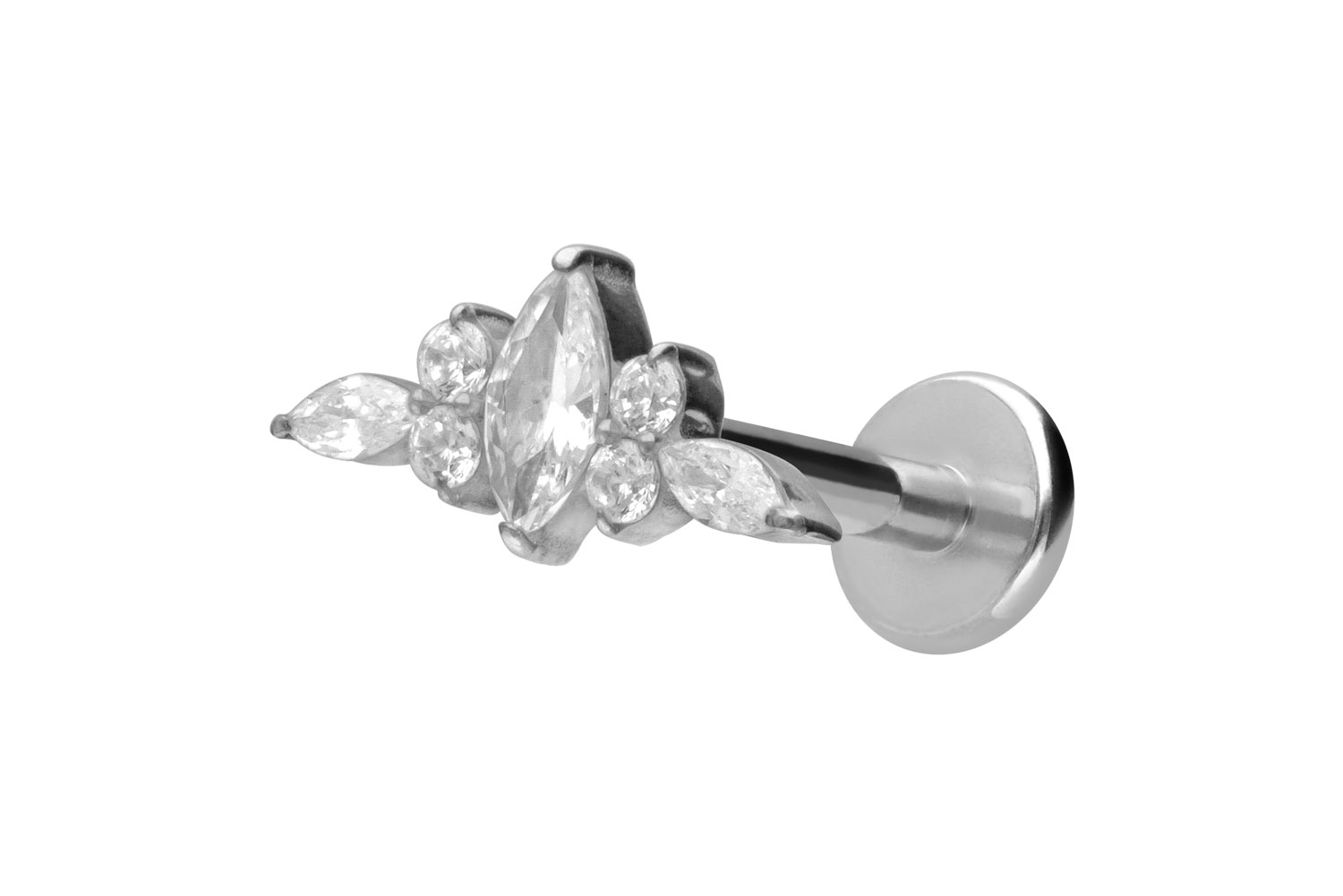 Titan Labret mit Innengewinde DESIGN