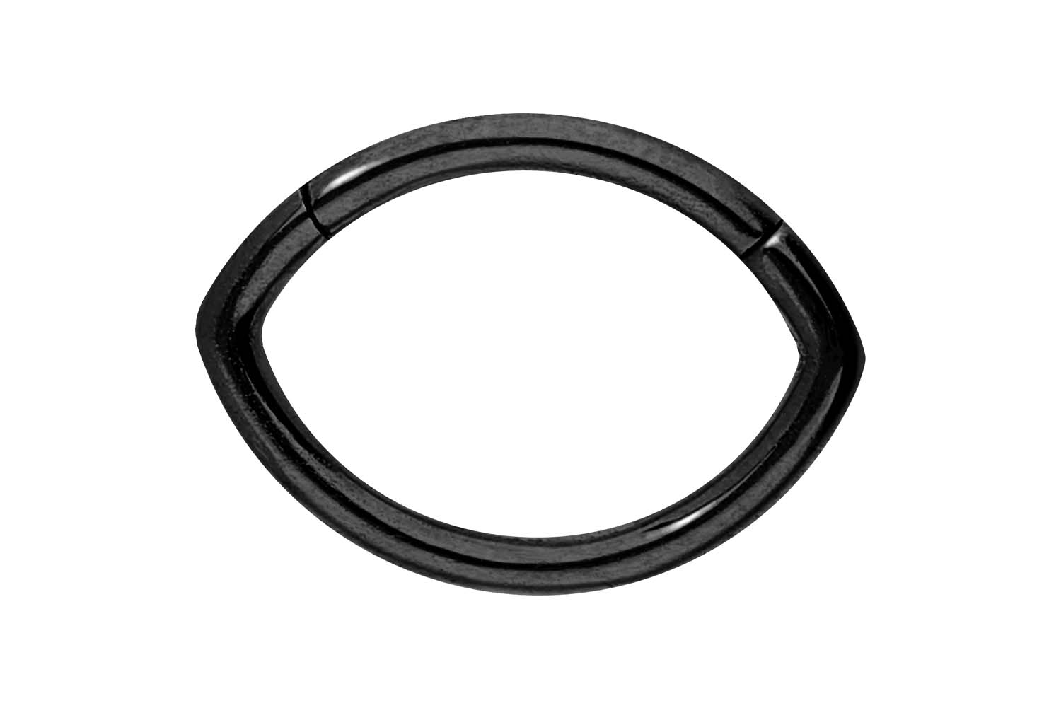 Surgical steel segment ring clicker OVAL