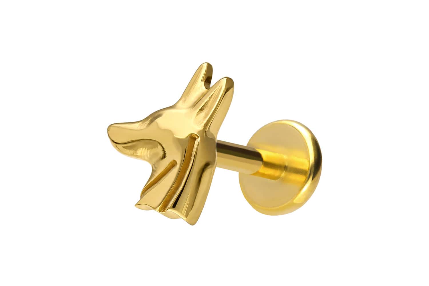 Titan Labret mit Push Fit ANUBIS KOPF