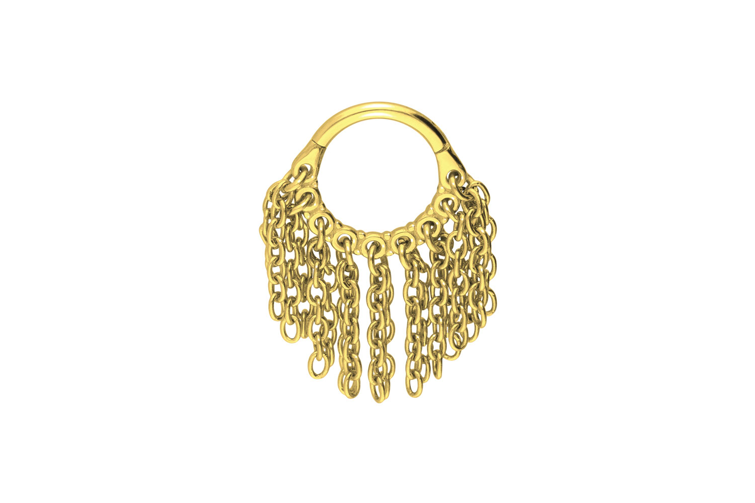 Chirurgenstahl Segmentring Clicker KETTENVORHANG