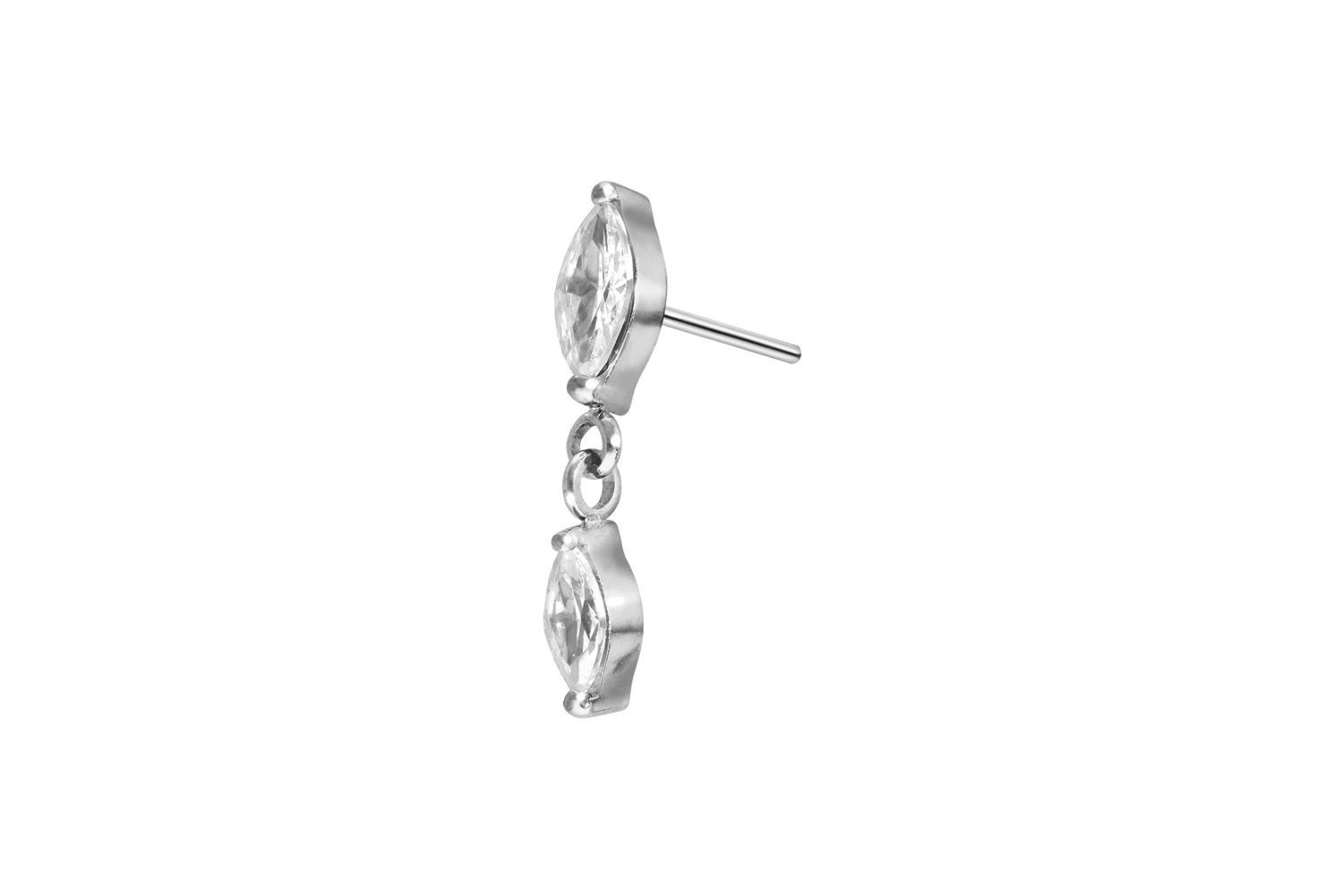 Titan Aufsatz mit Push Pin 2 KRISTALLTROPFEN
