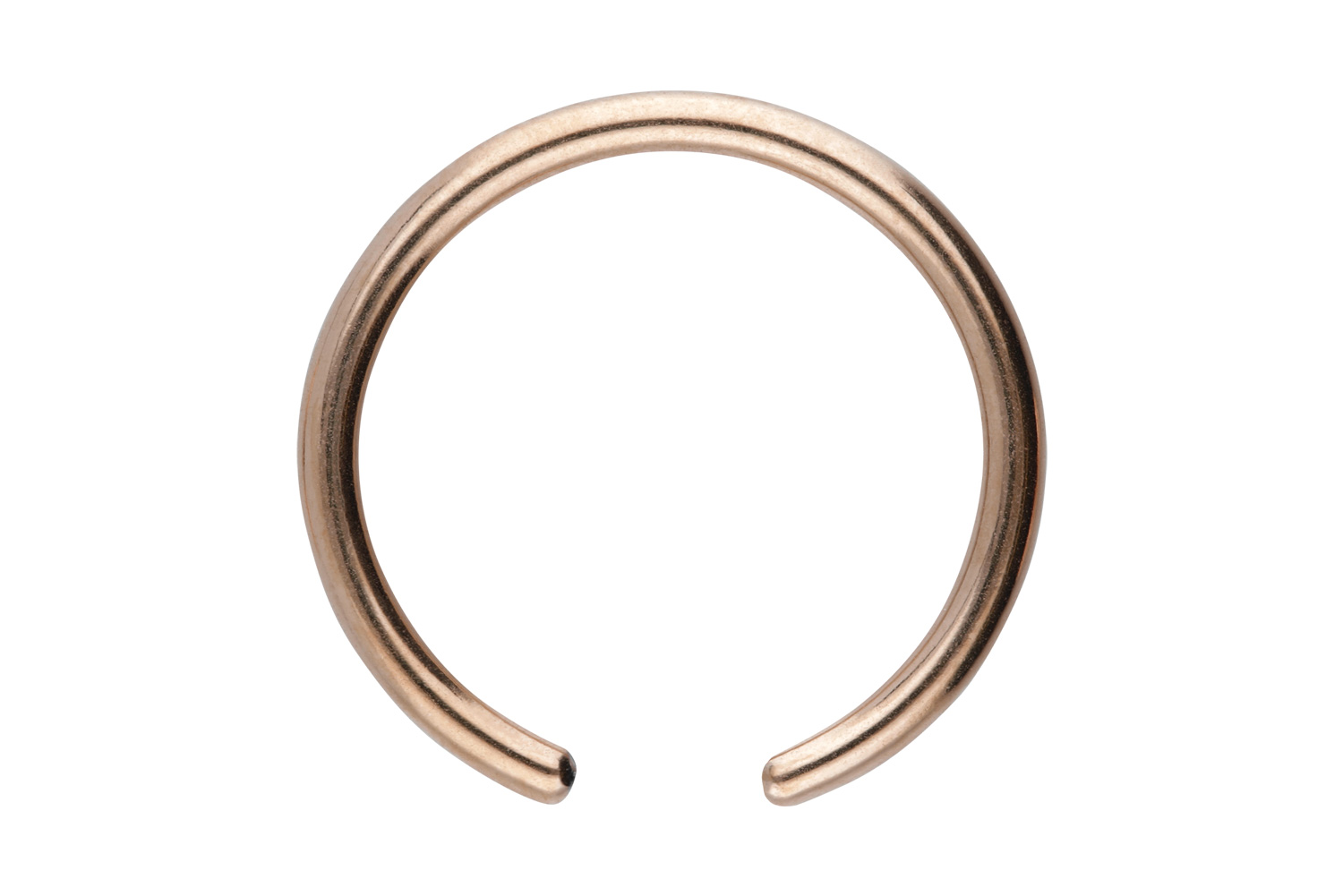 Titanium ball closure ring without ball