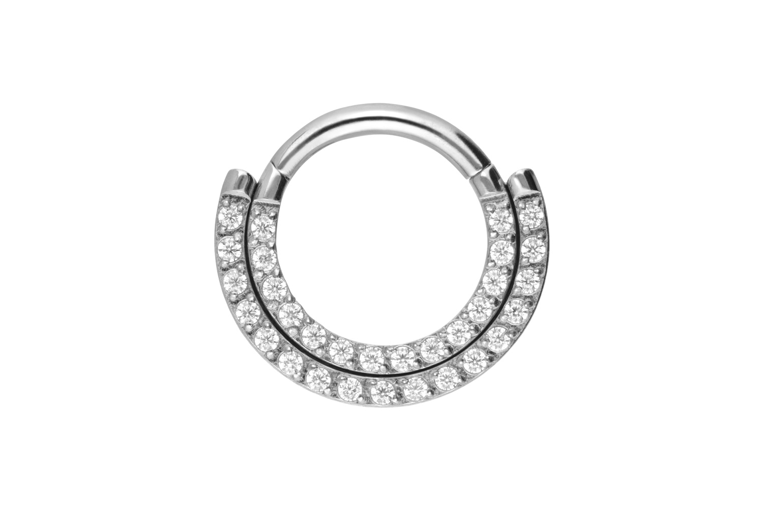 Titan Segmentring Clicker 2 KRISTALLREIHEN