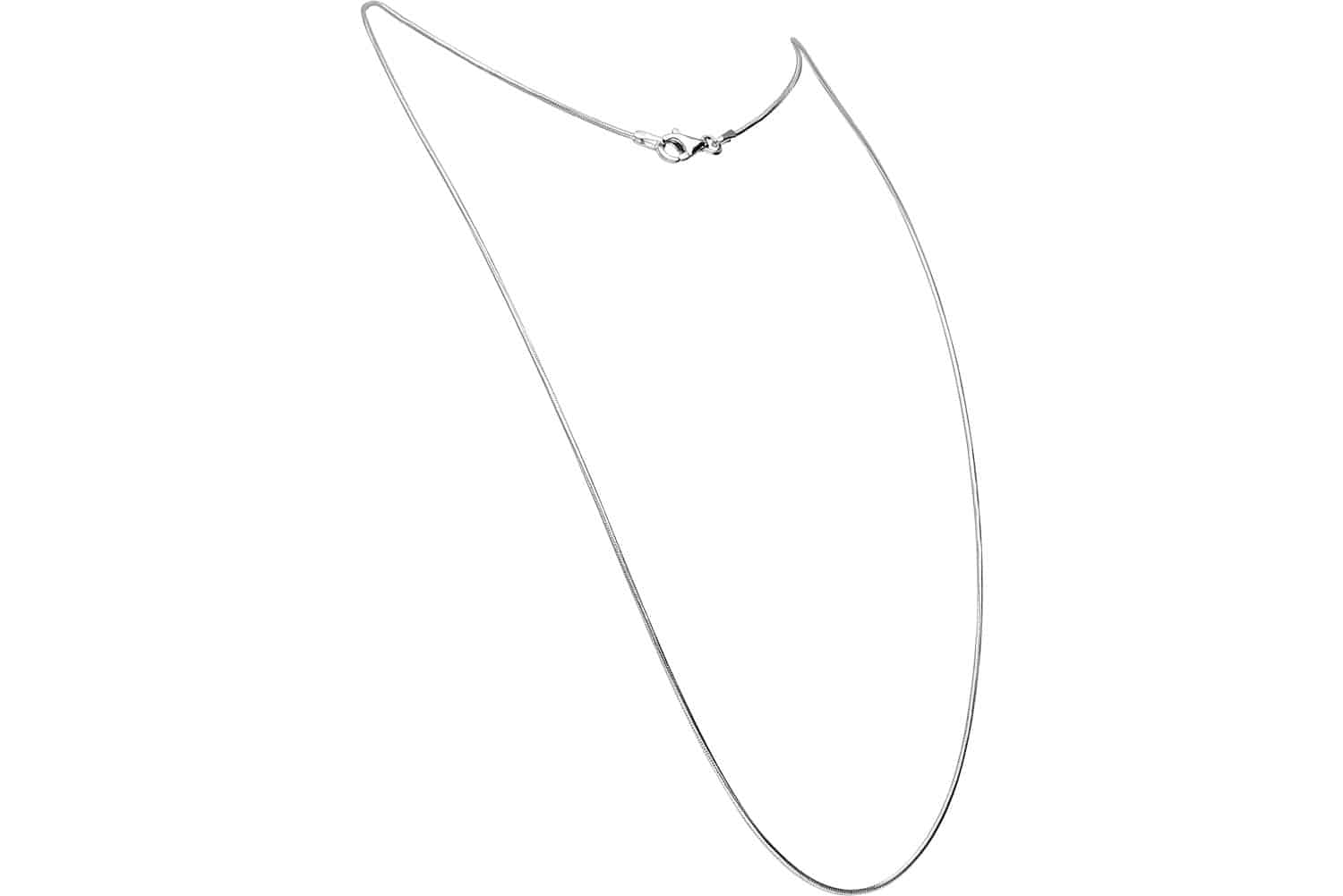 925er Silber Schlangenkette rhodiniert ++SALE++