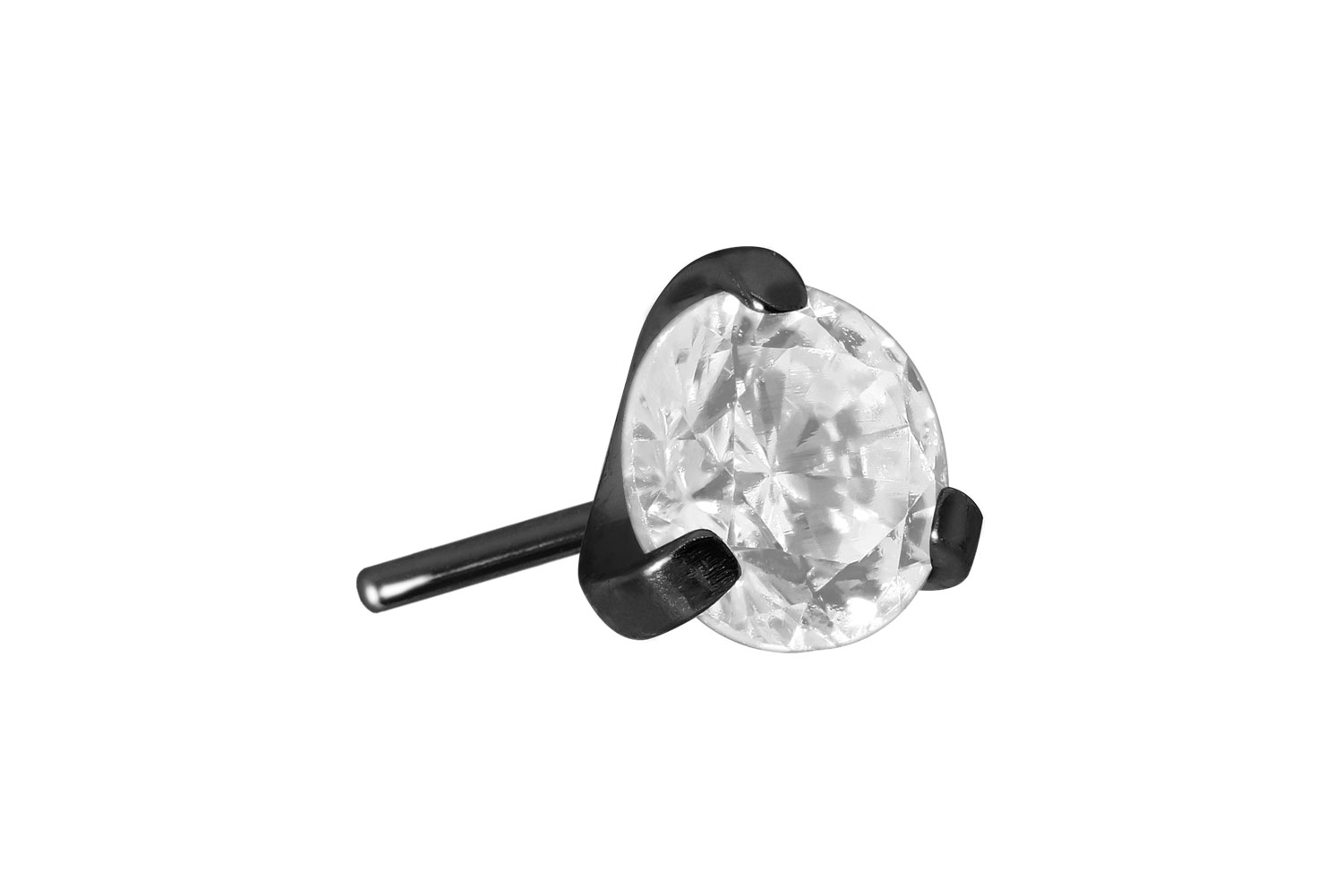 Titan Aufsatz mit Push Pin EINGEFASSTER KRISTALL