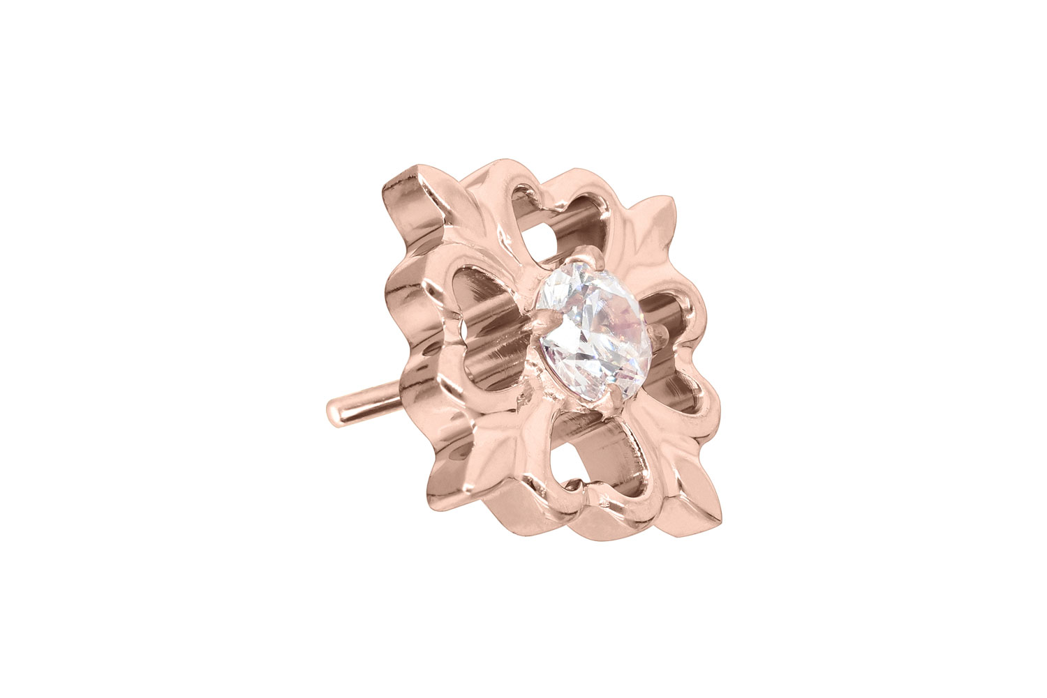 Titan Aufsatz mit Push Pin KLEEBLATT