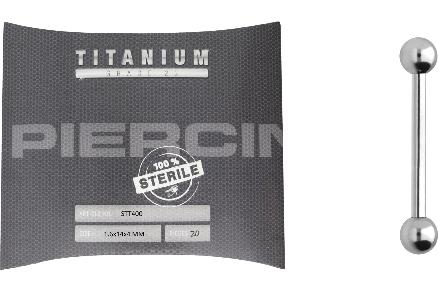 20er SET Sterilisiertes Titan Barbell