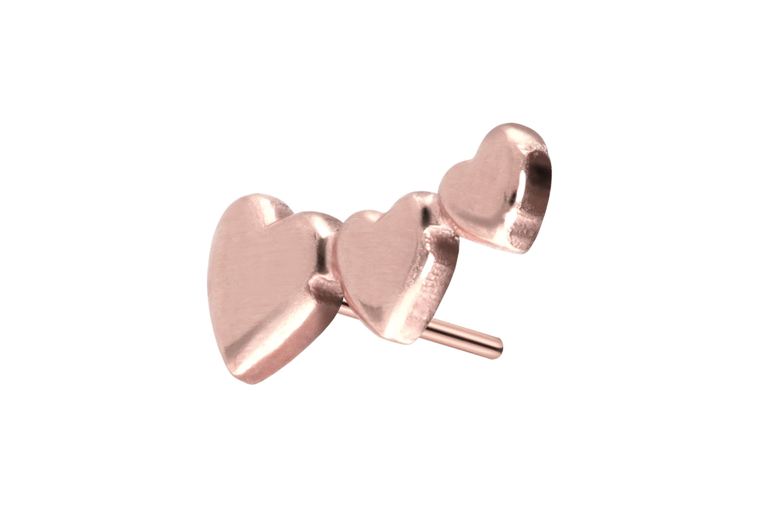 Titan Aufsatz mit Push Pin 3 HERZEN