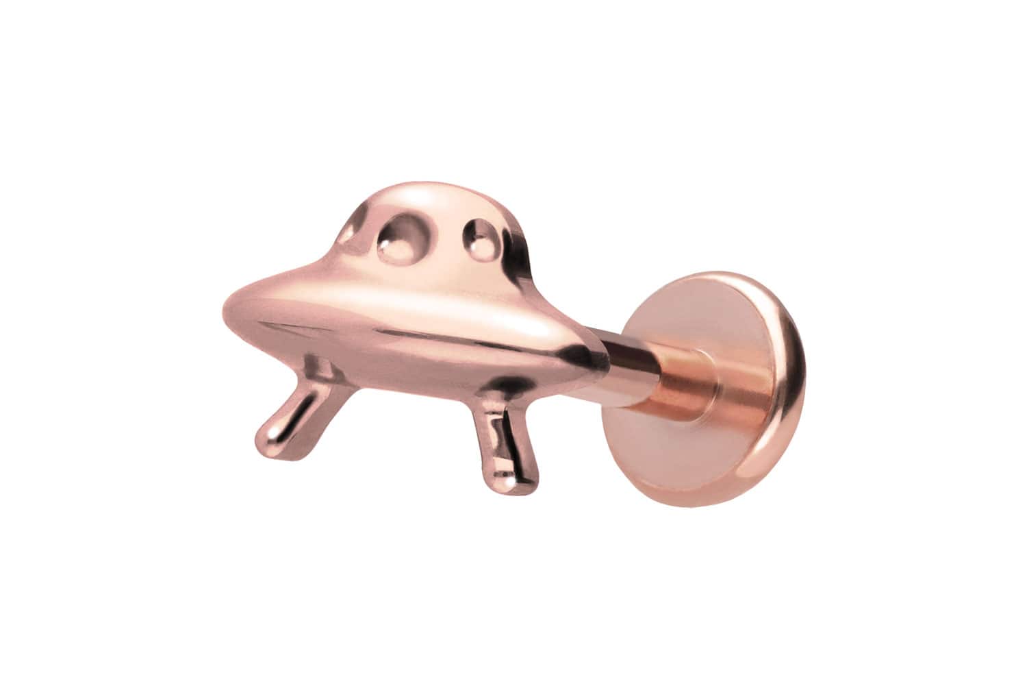 Titan Labret mit Push Fit UFO