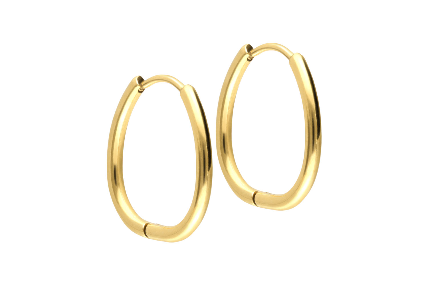 Chirurgenstahl Ohrclicker Creolen OVAL