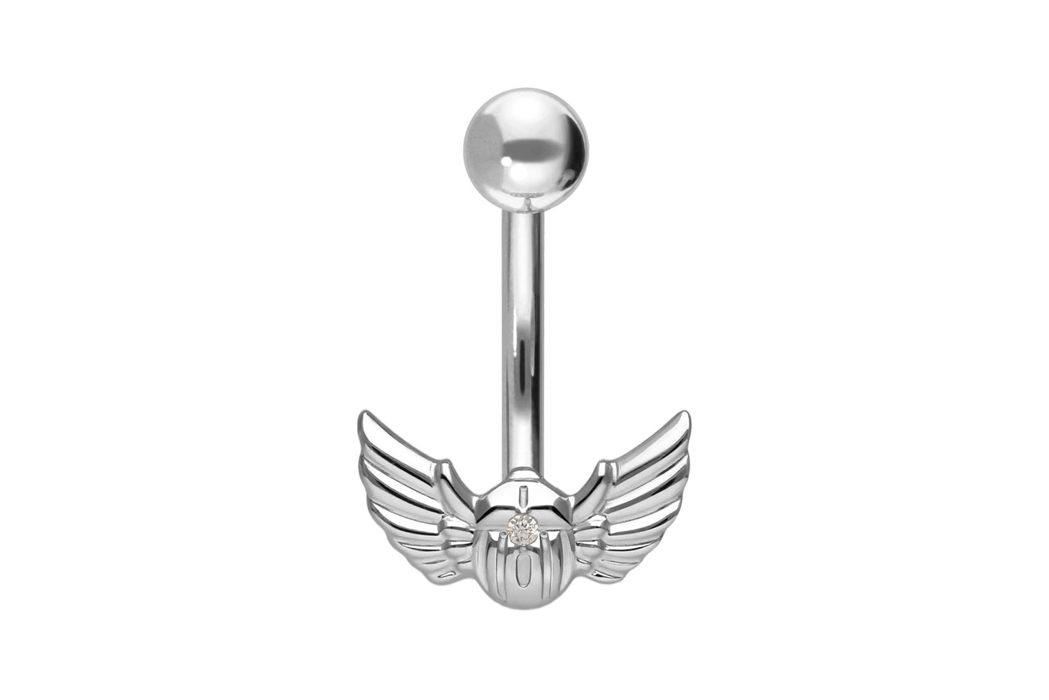 Titanium bananabell with internal thread SCARAB BEETLE