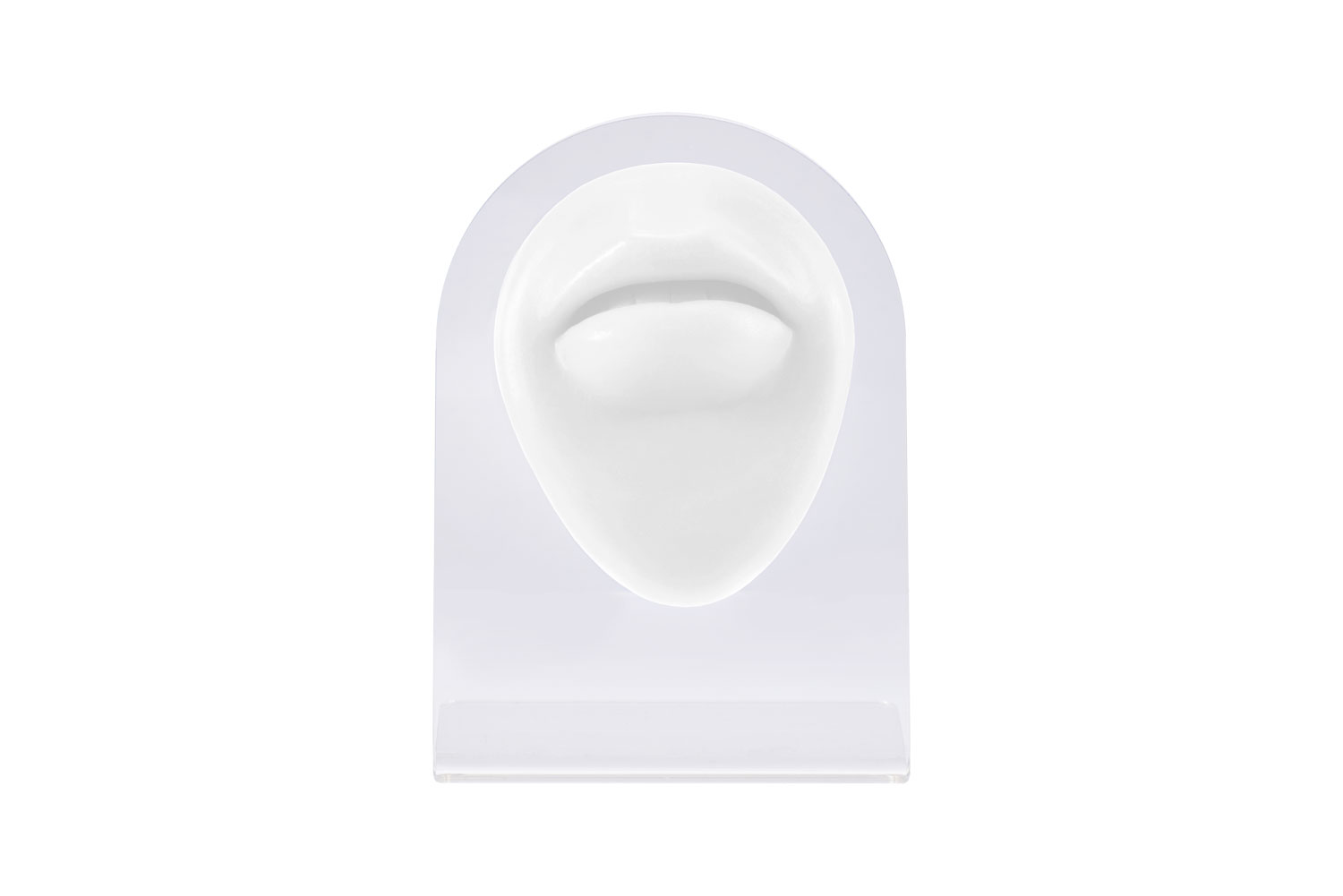 Silicone display with acrylic stand